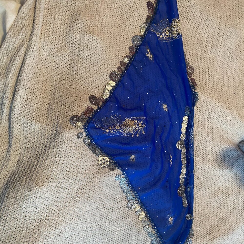 Breathtaking Jangling Costume Scarf